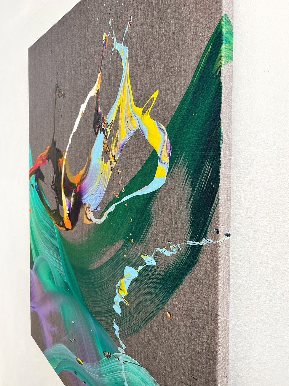 A Different Sunset - Nikolaos Schizas - Abstract Painting - Ideelart