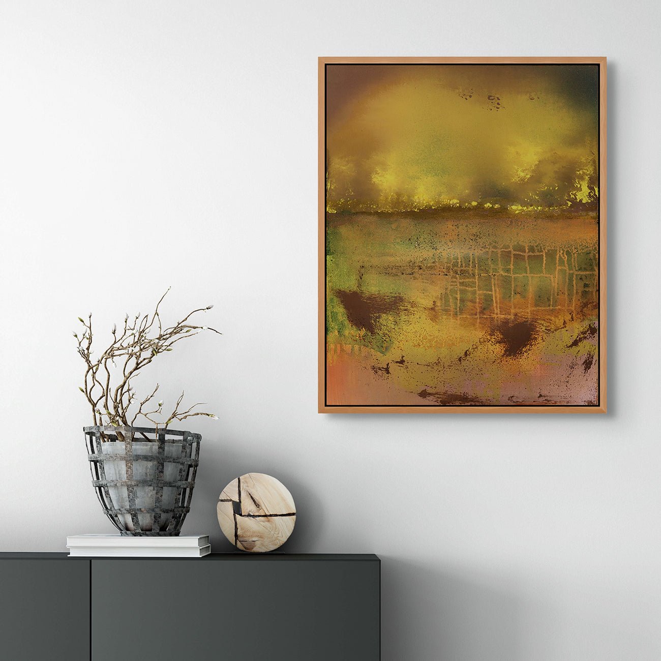 Daedalus (Plan For The Labyrinth) 2 - Yari Ostovany - Abstract Painting - Ideelart