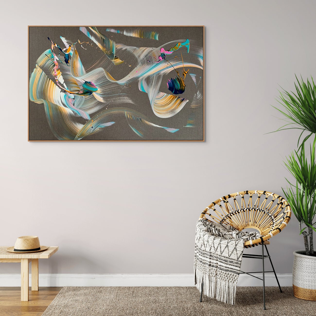 Two Days After - Nikolaos Schizas - Abstract Painting - Ideelart