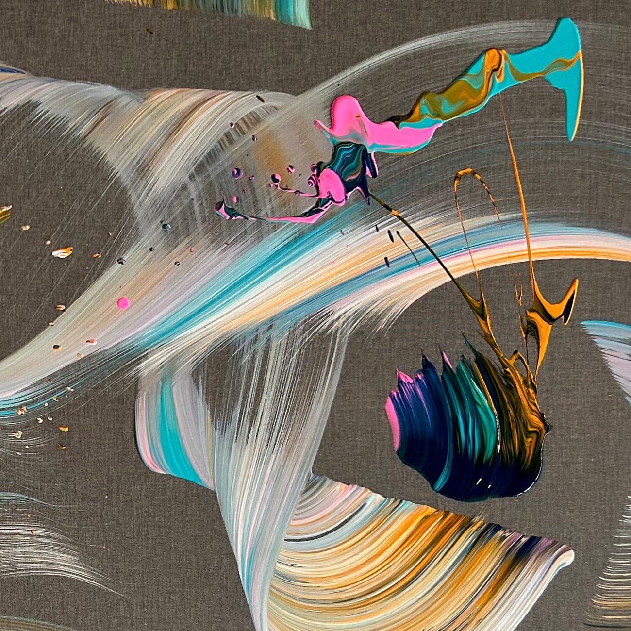 Two Days After - Nikolaos Schizas - Abstract Painting - Ideelart