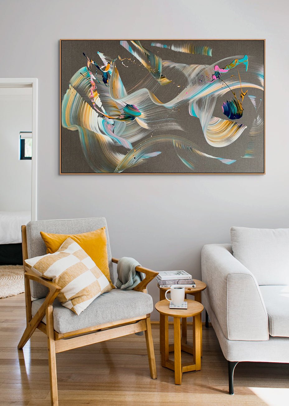 Two Days After - Nikolaos Schizas - Abstract Painting - Ideelart