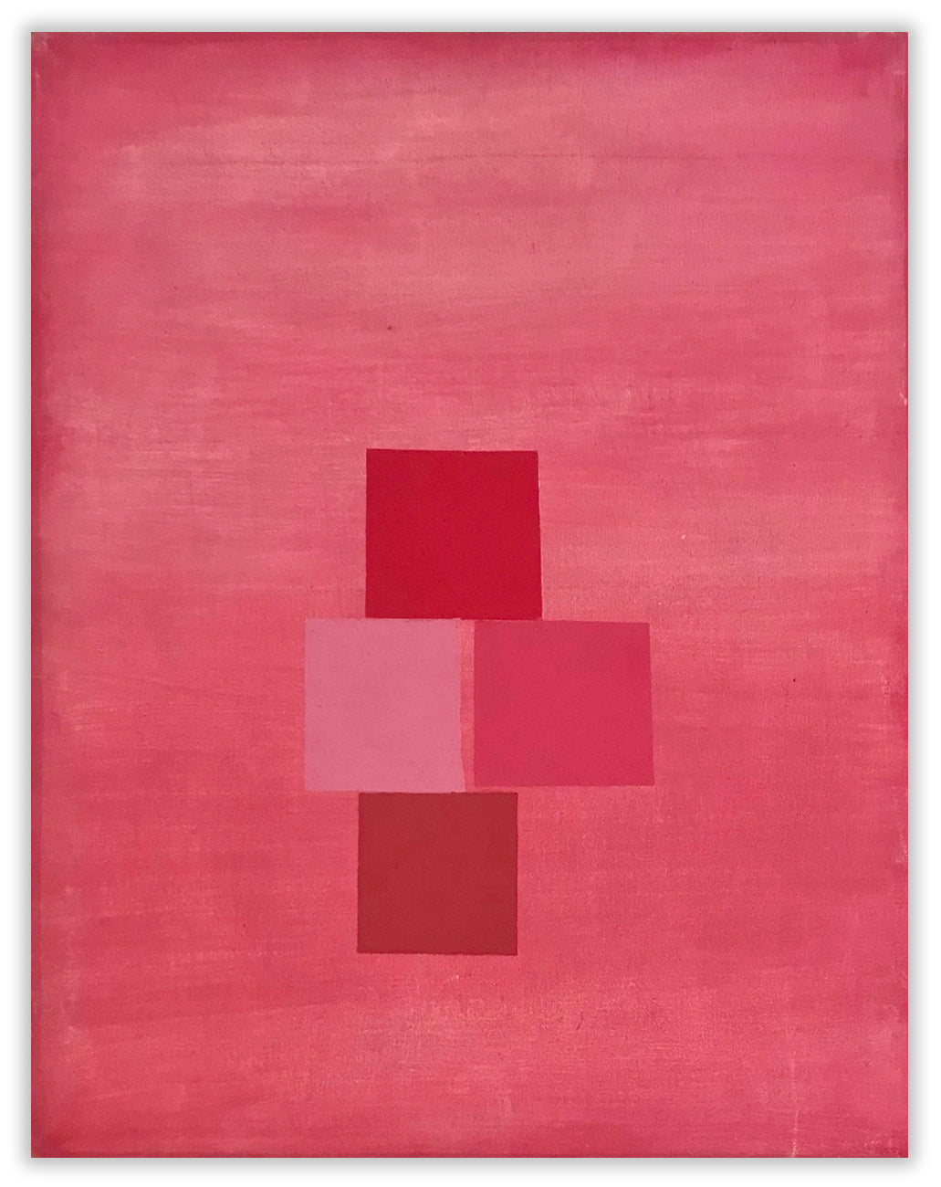 Staggered Rose - Jean Feinberg - Abstract Painting - Ideelart