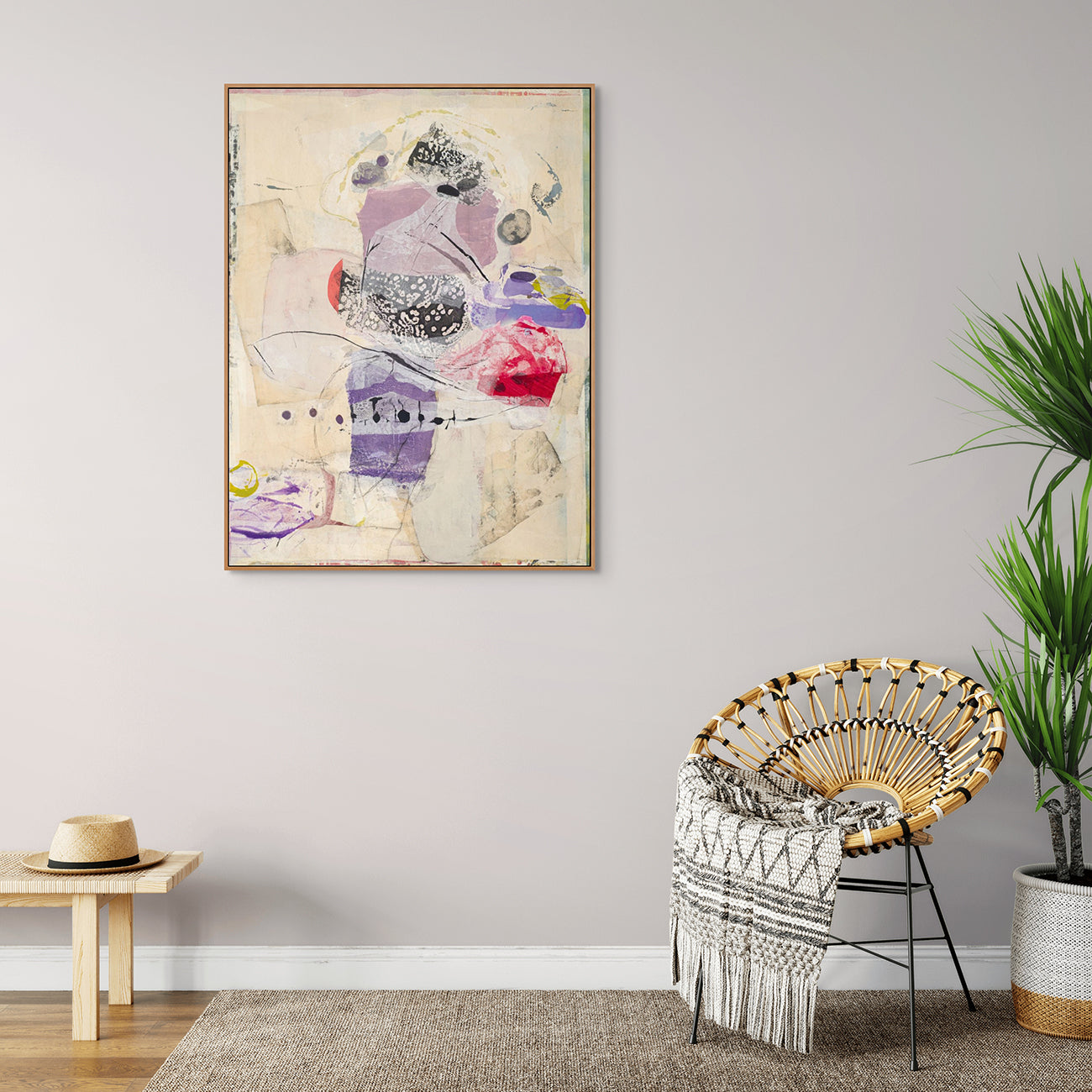 Anything You Lose Comes Round in a Different Form - Tracey Adams - Abstract Painting - Ideelart