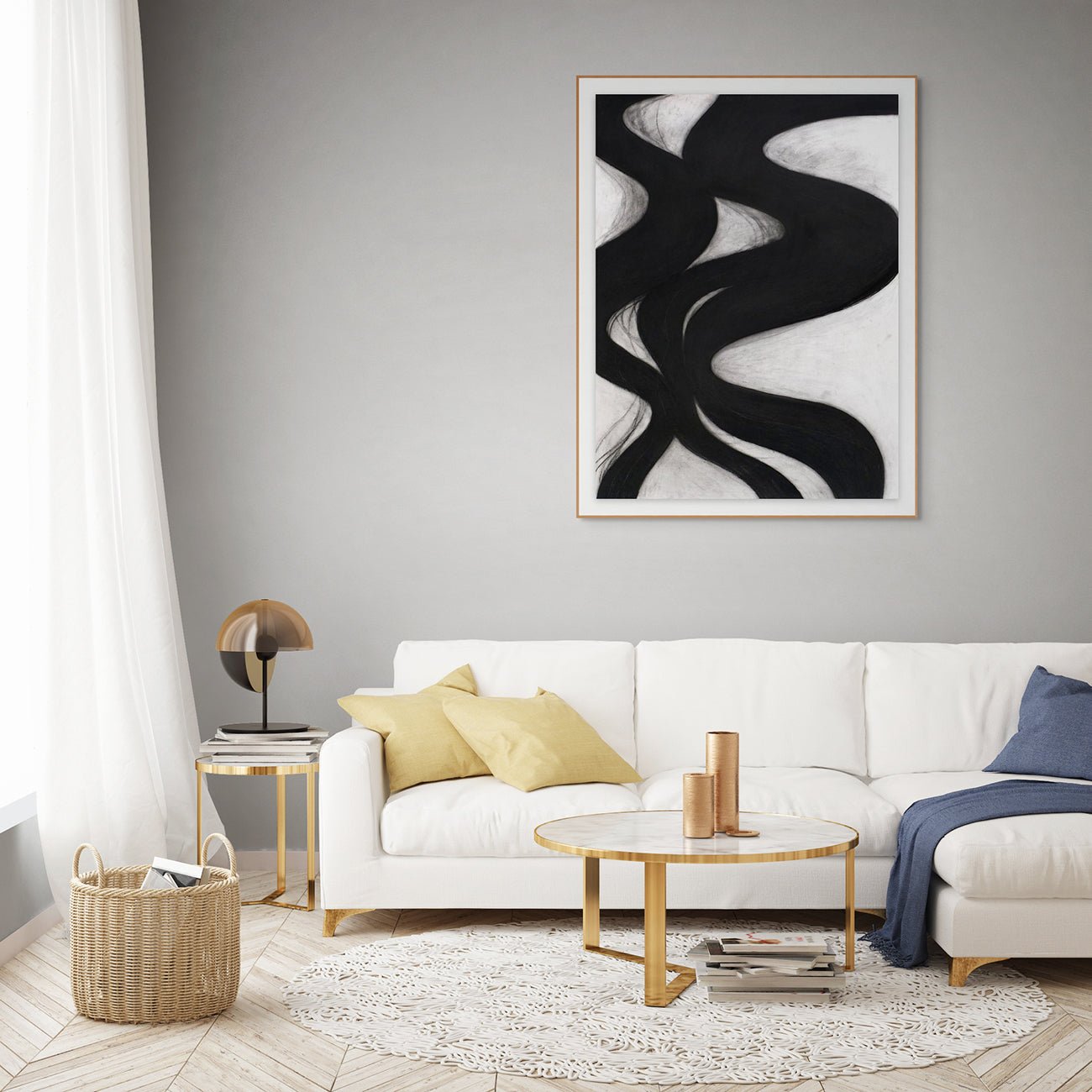 Dovetail 5 - Margaret Neill - Abstract Drawing - Ideelart