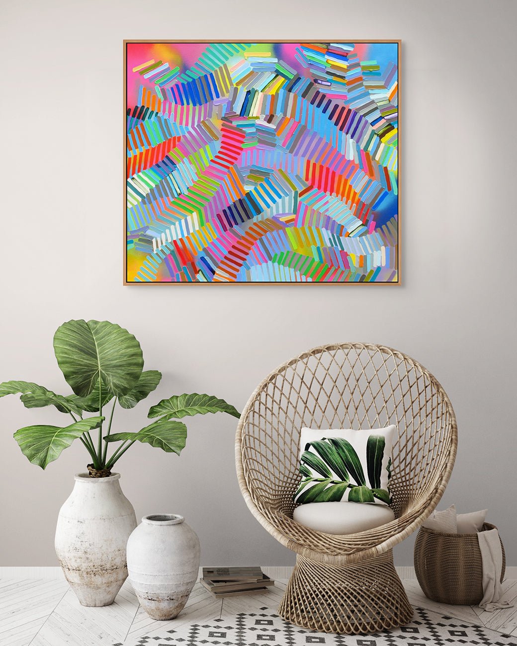 Negotiation 2 - Martina Nehrling - Abstract Painting - Ideelart