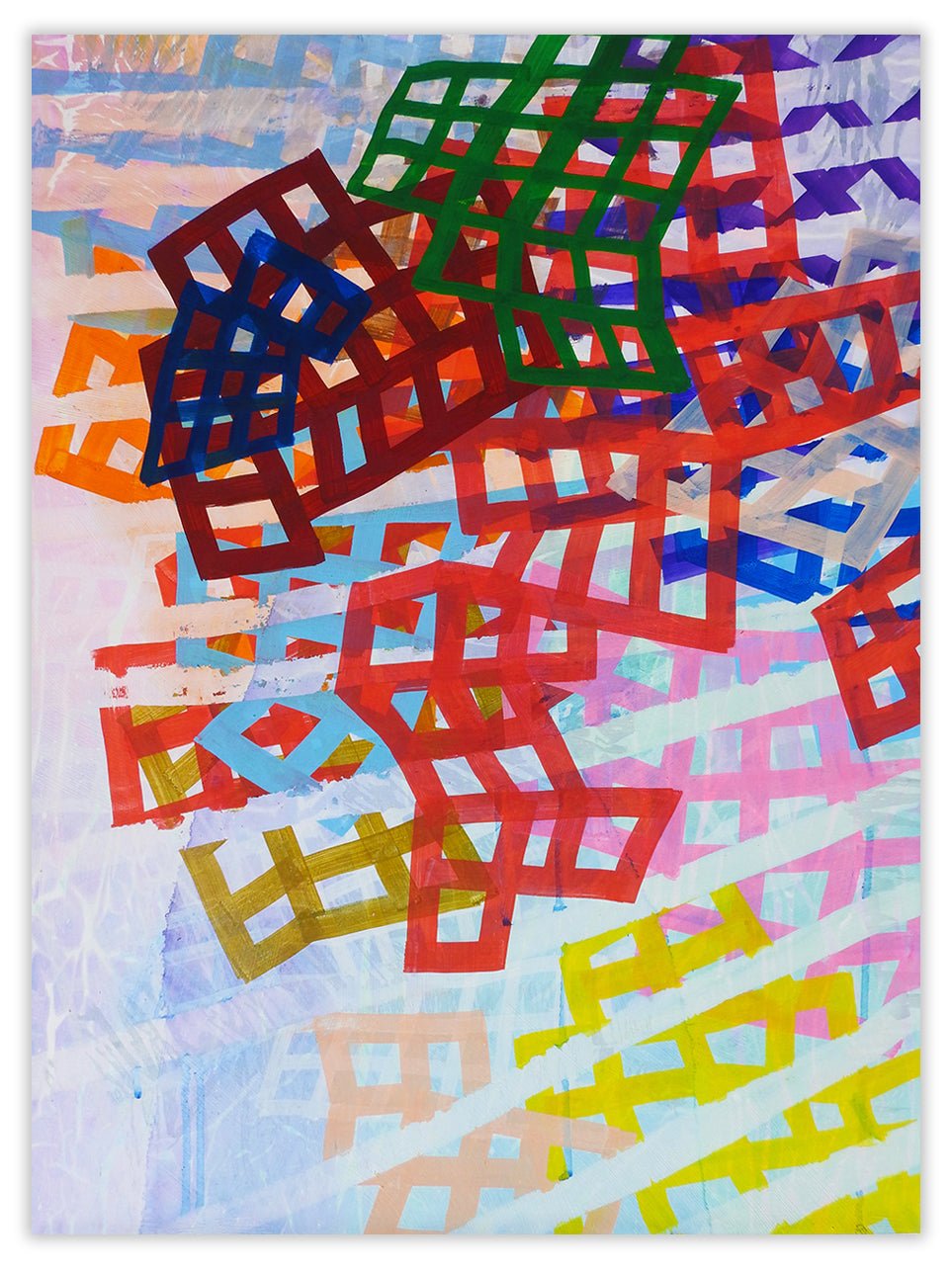 A Fey Mood - Martina Nehrling - Abstract Painting - Ideelart