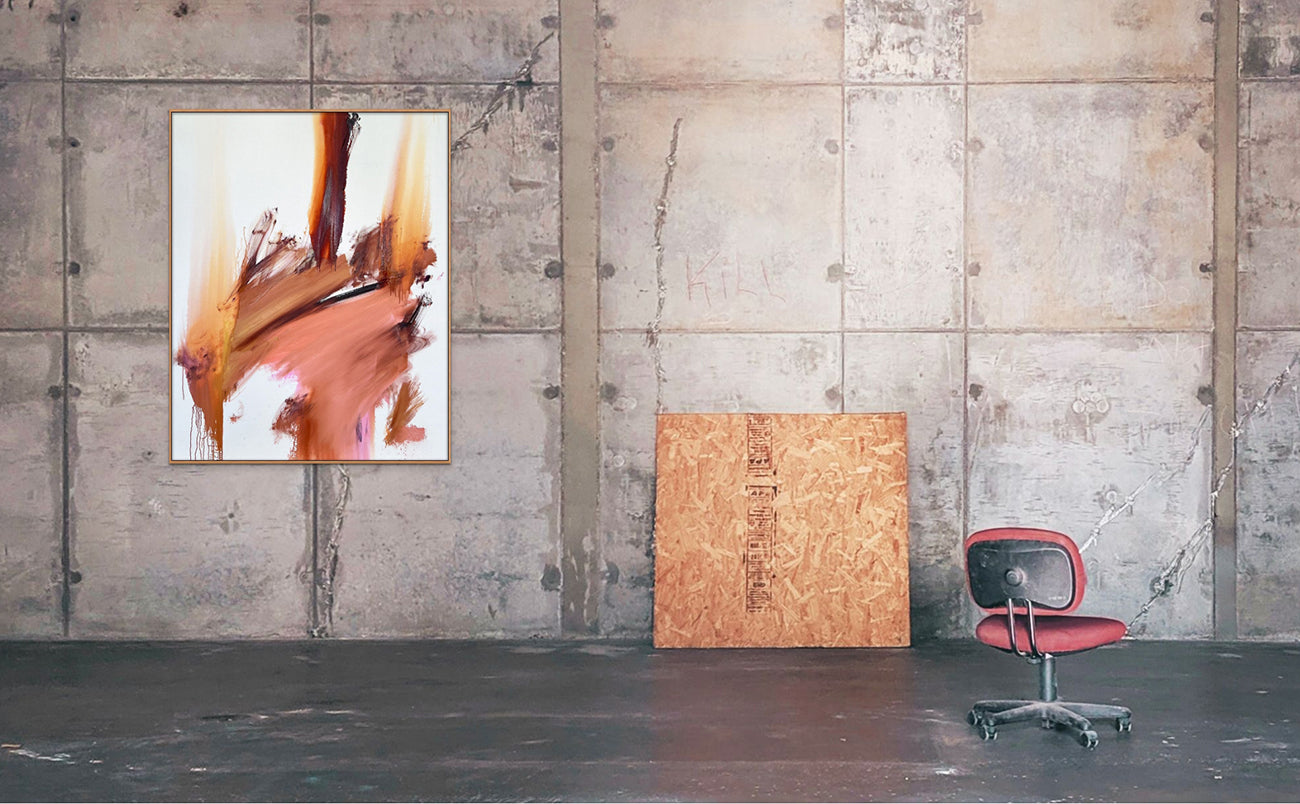 Eyes Didn't Let Me Open - Tommaso Fattovich - Abstract Painting - Ideelart