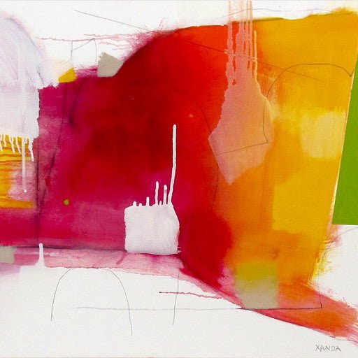 On Being Noted - Xanda McCagg - Abstract Painting - Ideelart