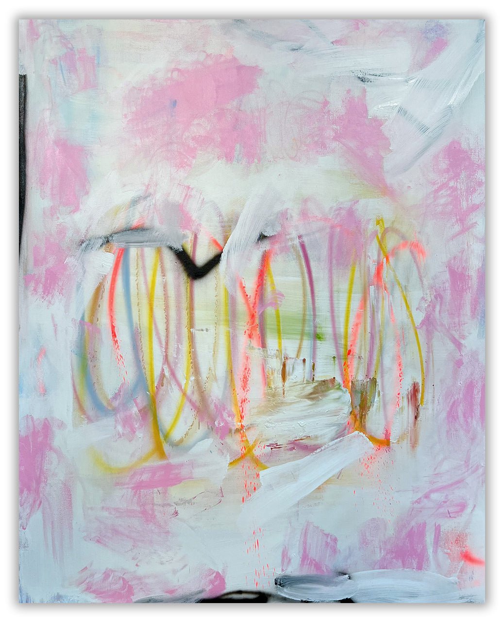 Holograms Cascade - Tommaso Fattovich - Abstract Painting - Ideelart