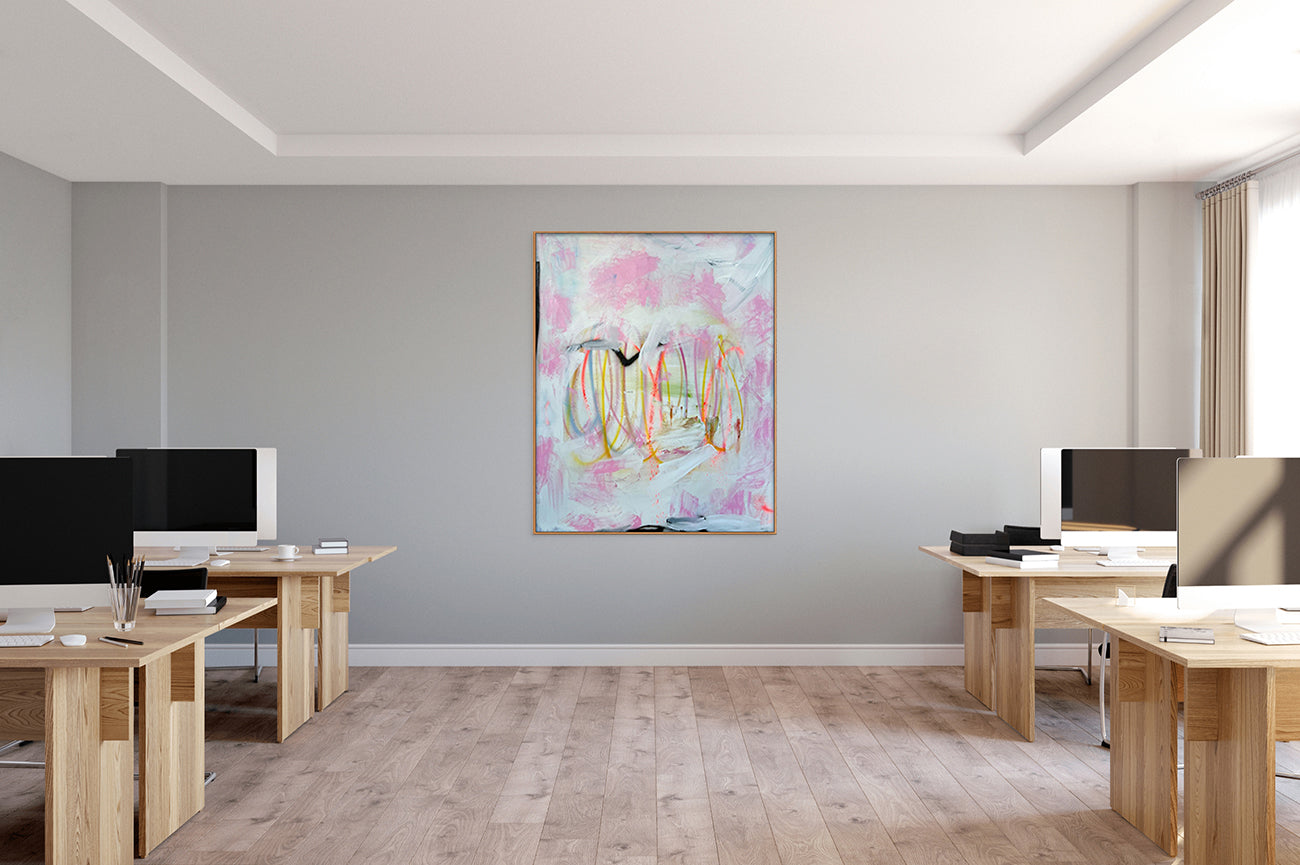 Holograms Cascade - Tommaso Fattovich - Abstract Painting - Ideelart