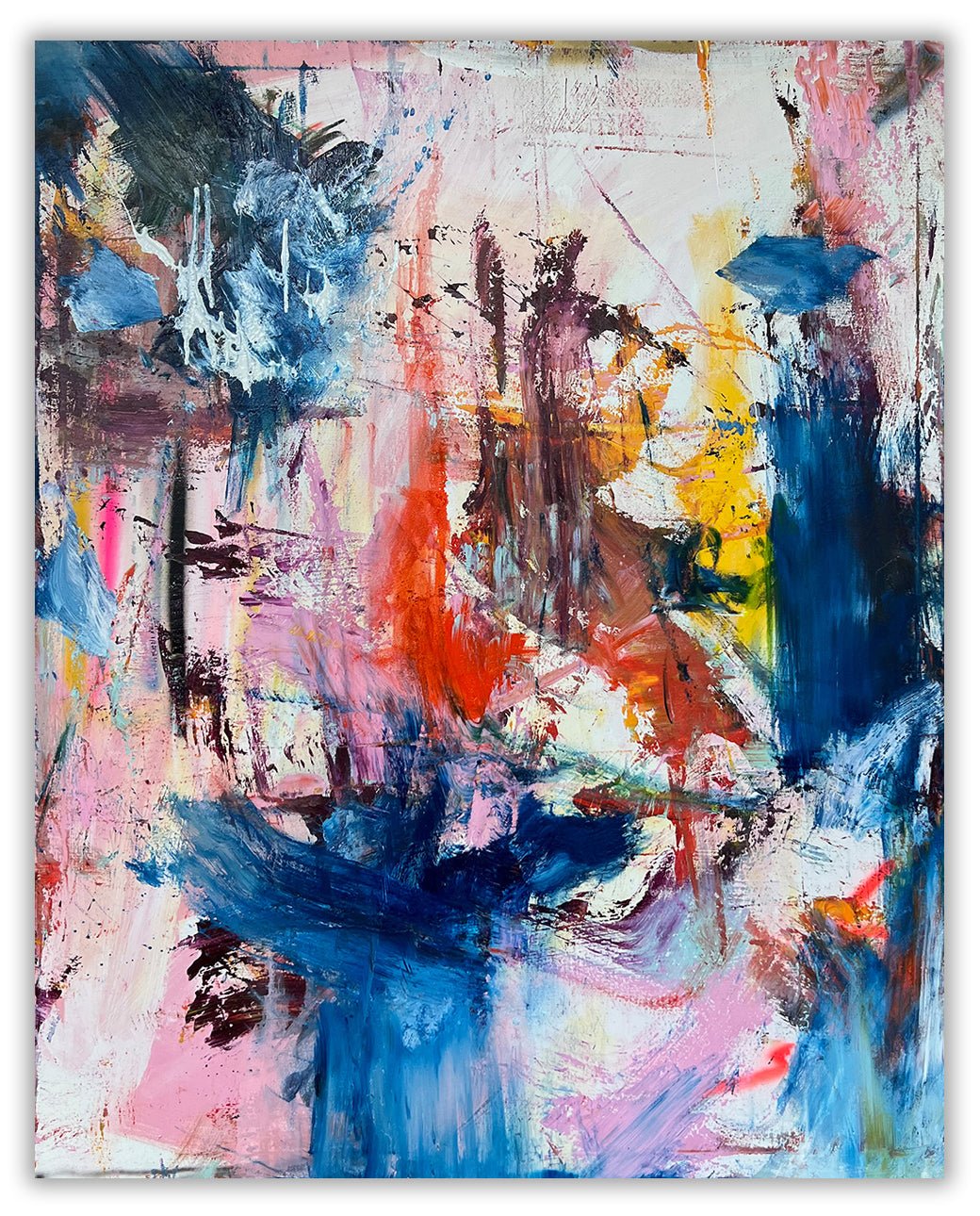 Day Ride - Tommaso Fattovich - Abstract Painting - Ideelart