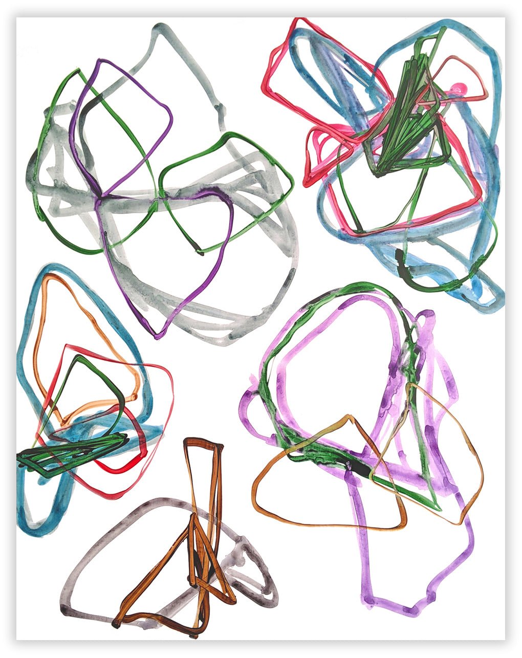 N°1113 - Jean - Daniel Salvat - Abstract Painting - Ideelart