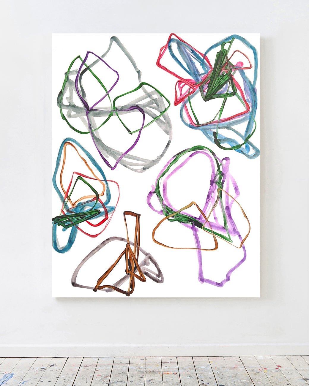 N°1113 - Jean - Daniel Salvat - Abstract Painting - Ideelart