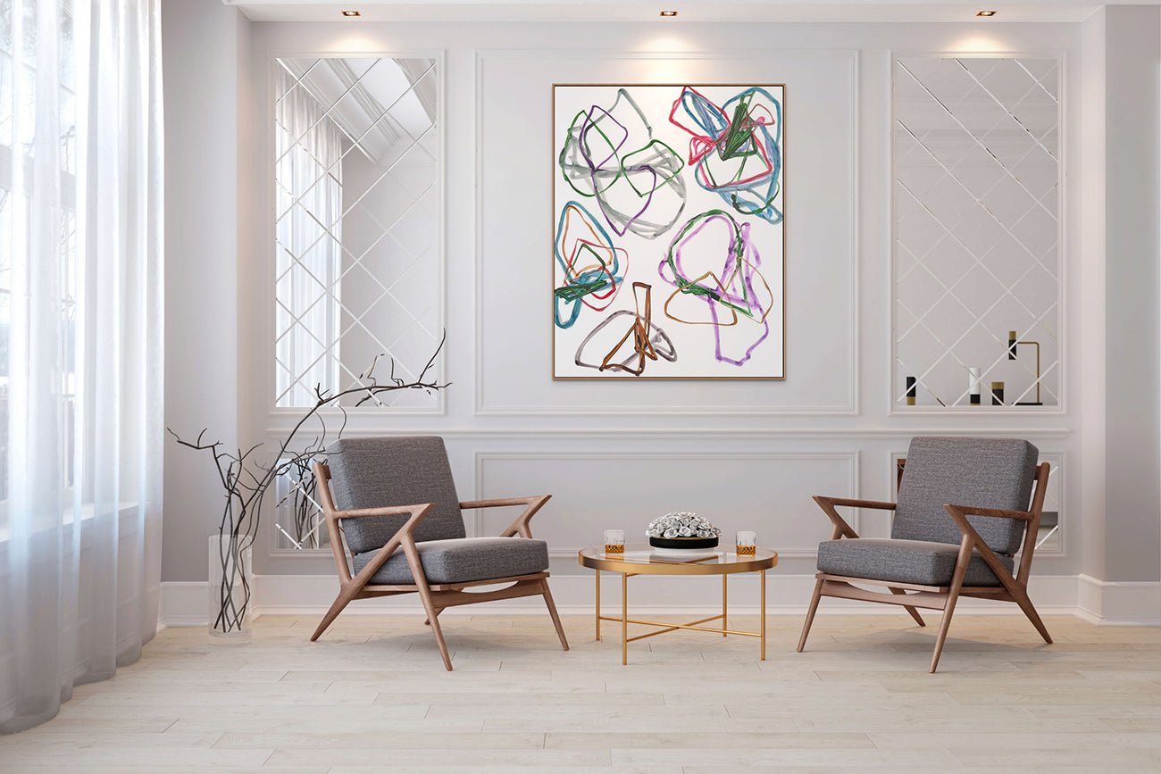 N°1113 - Jean - Daniel Salvat - Abstract Painting - Ideelart