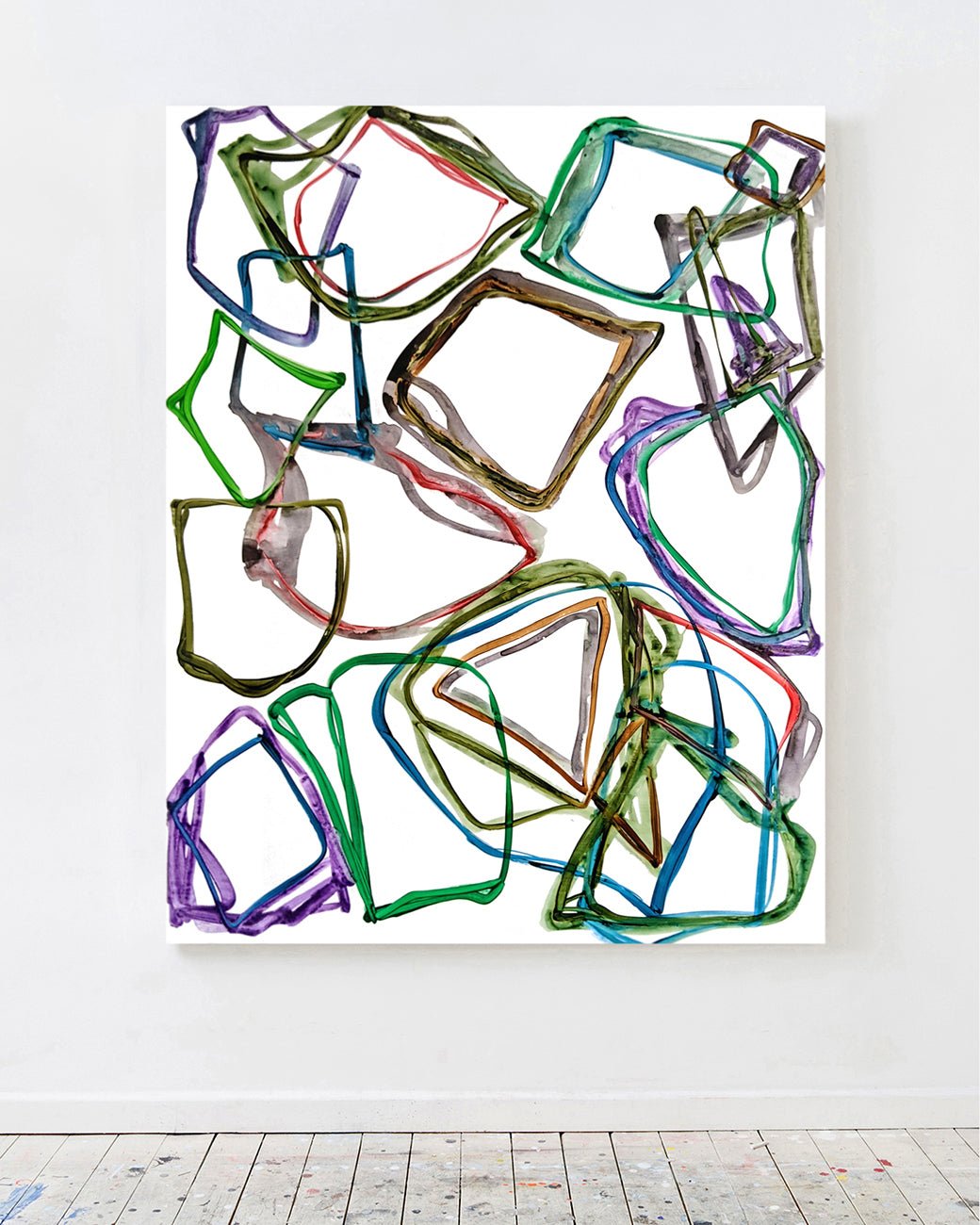 N°1117 - Jean - Daniel Salvat - Abstract Painting - Ideelart