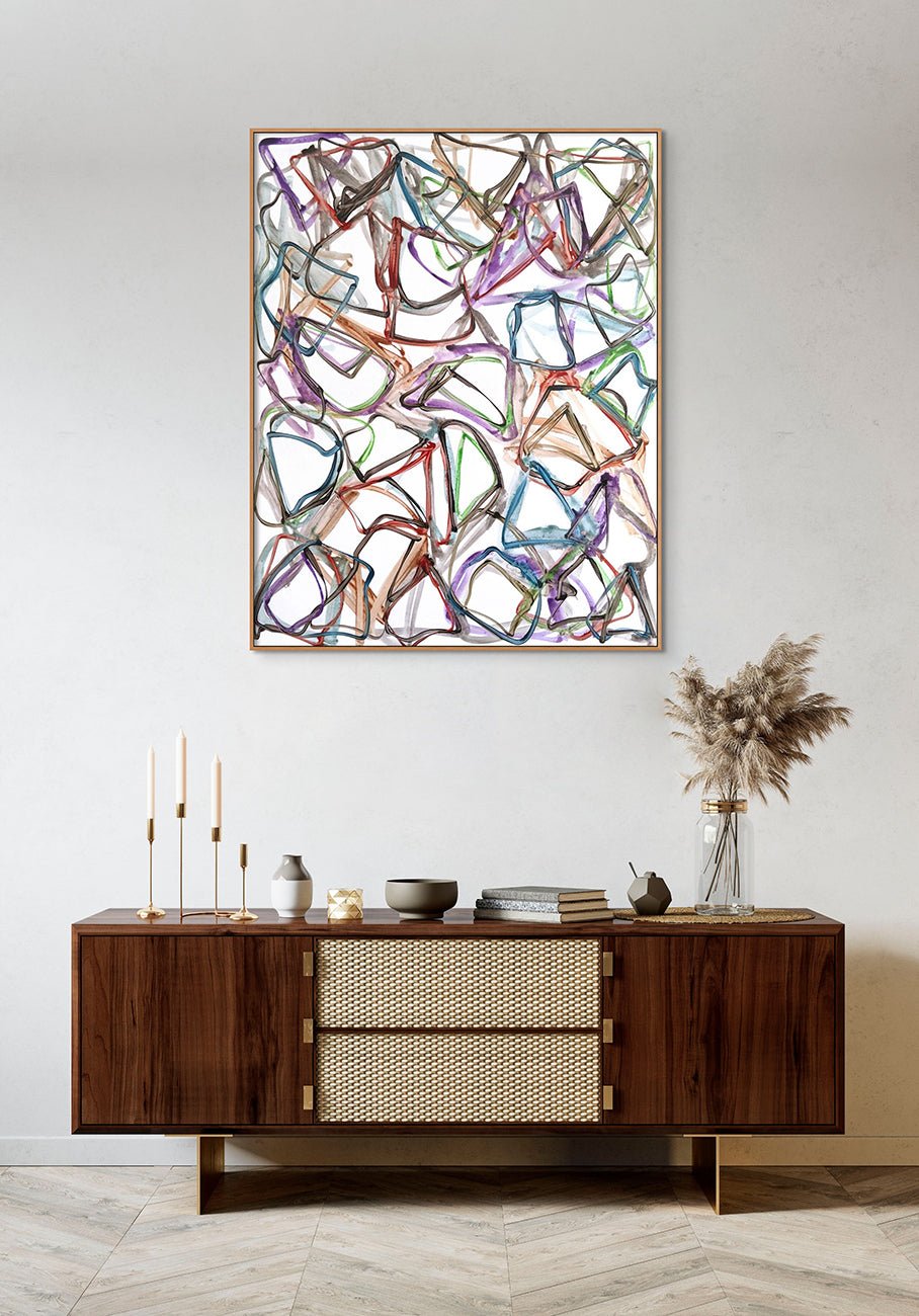 N°1131 - Jean - Daniel Salvat - Abstract Painting - Ideelart