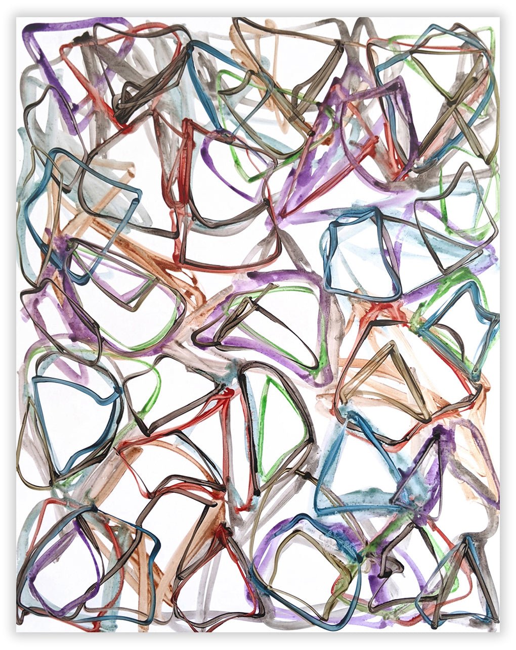 N°1131 - Jean - Daniel Salvat - Abstract Painting - Ideelart