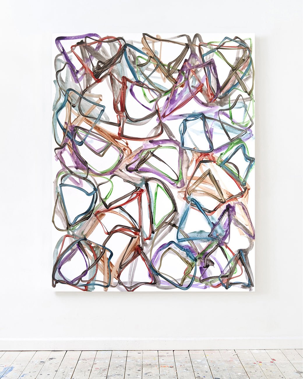 N°1131 - Jean - Daniel Salvat - Abstract Painting - Ideelart