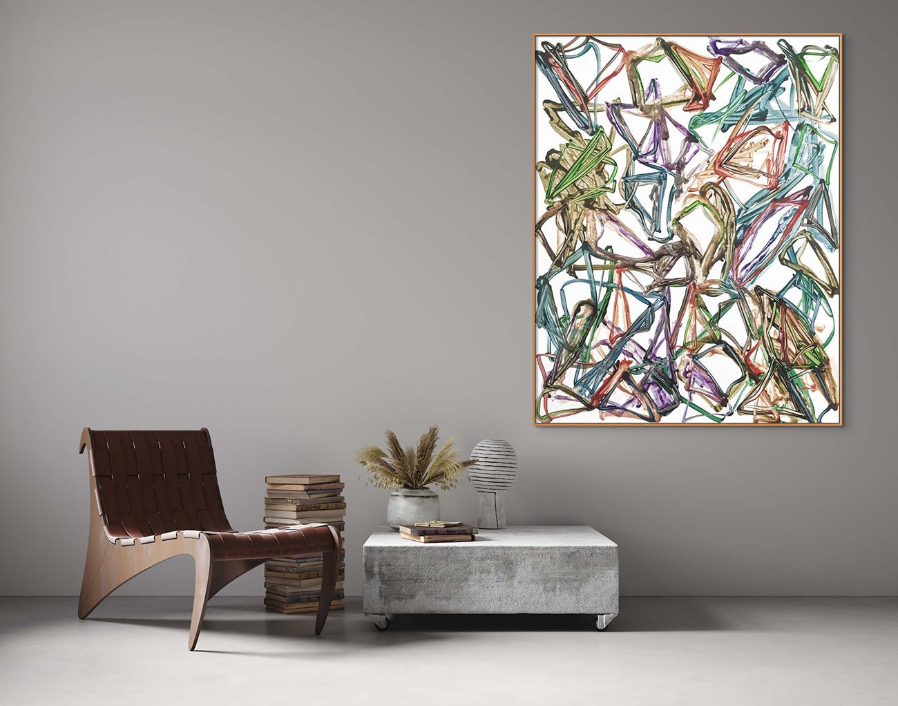 N°1132 - Jean - Daniel Salvat - Abstract Painting - Ideelart