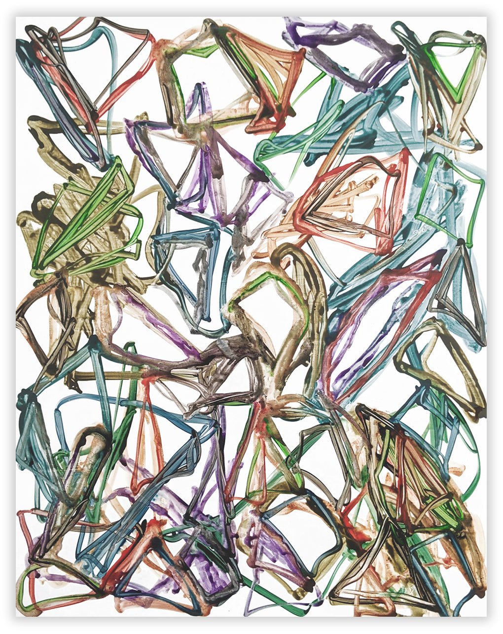 N°1132 - Jean - Daniel Salvat - Abstract Painting - Ideelart