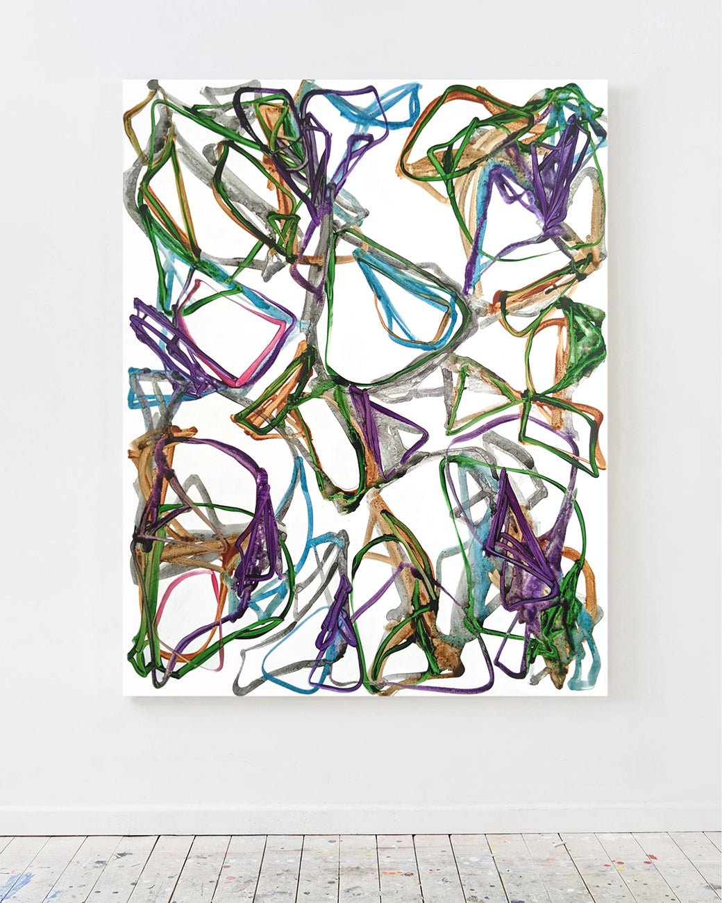 N°1140 - Jean - Daniel Salvat - Abstract Painting - Ideelart