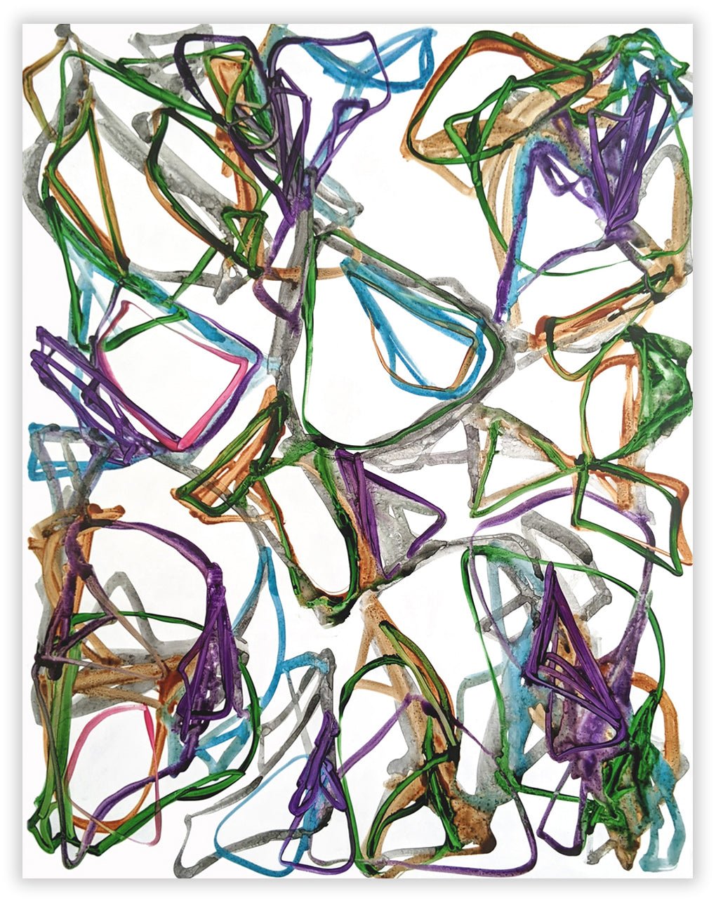 N°1140 - Jean - Daniel Salvat - Abstract Painting - Ideelart