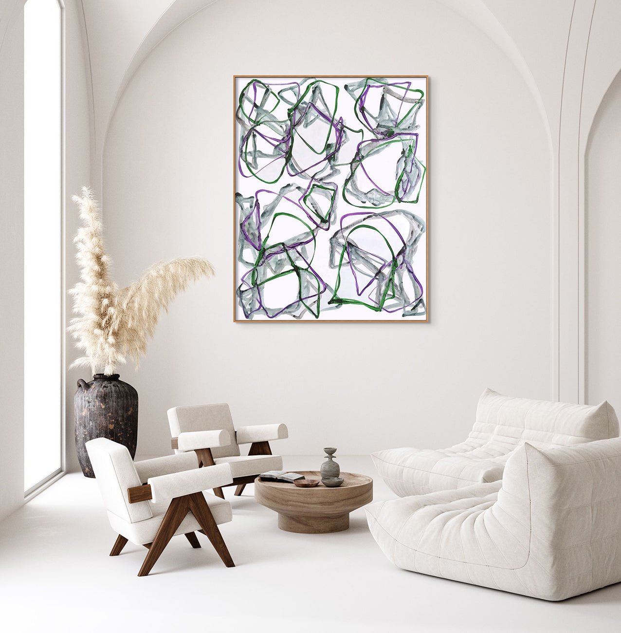 N°1142 - Jean - Daniel Salvat - Abstract Painting - Ideelart