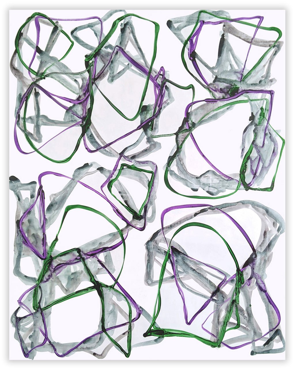 N°1142 - Jean - Daniel Salvat - Abstract Painting - Ideelart