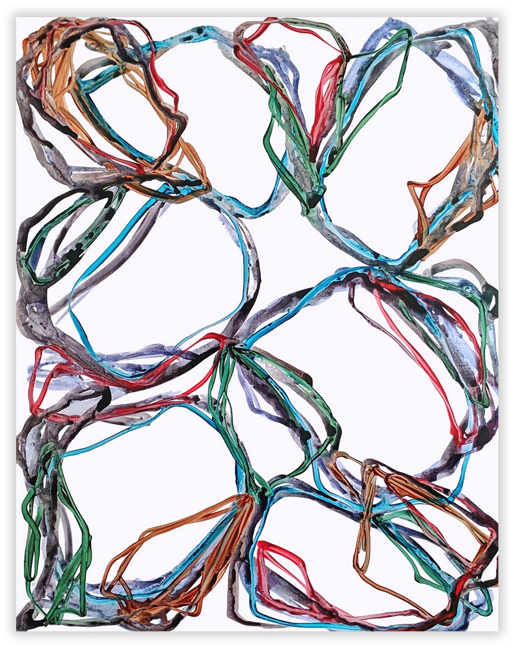 N°1148 - Jean - Daniel Salvat - Abstract Painting - Ideelart