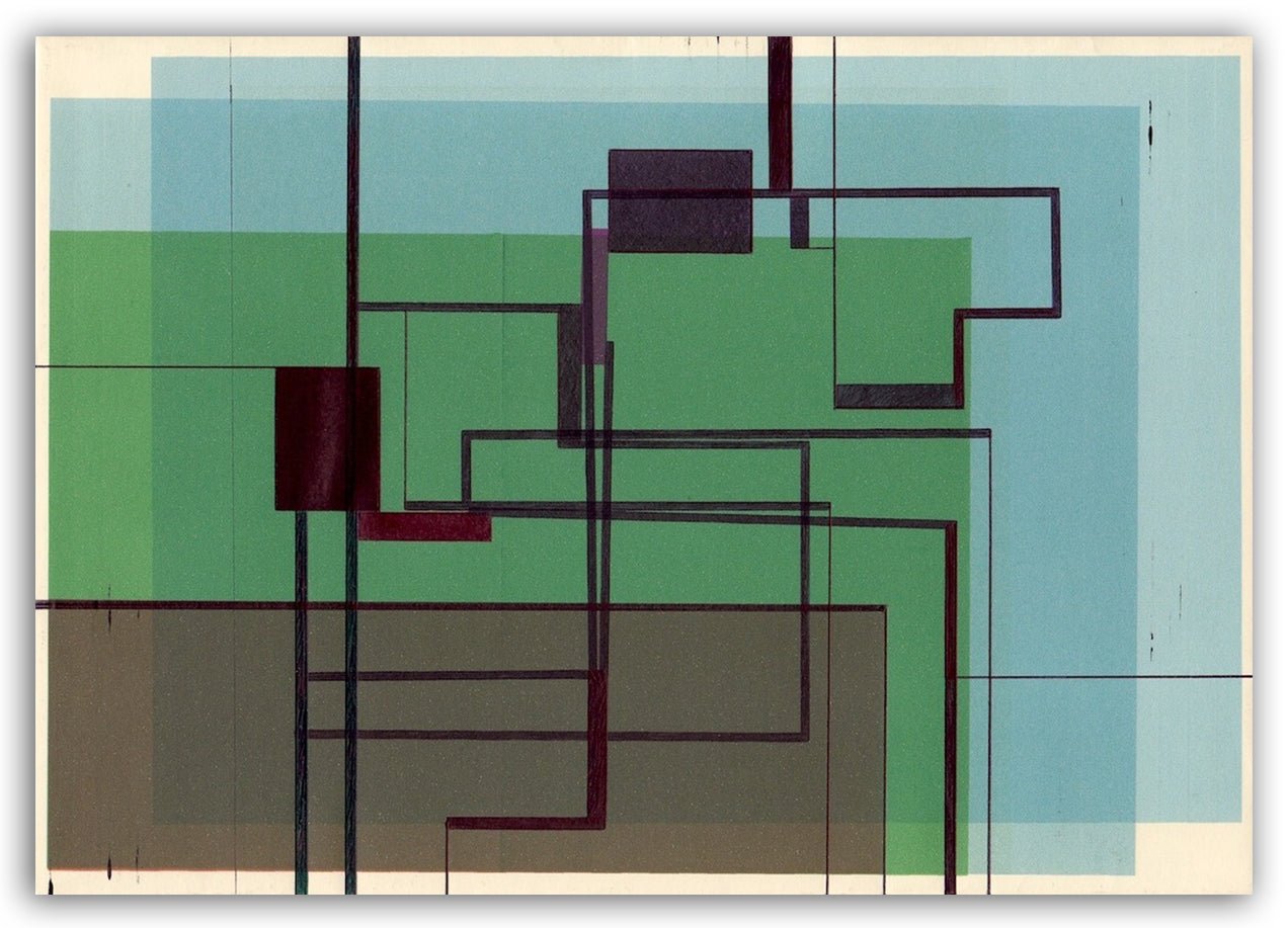 Untitled 24.6.15 - Richard Caldicott - Abstract Mixed Media - Ideelart