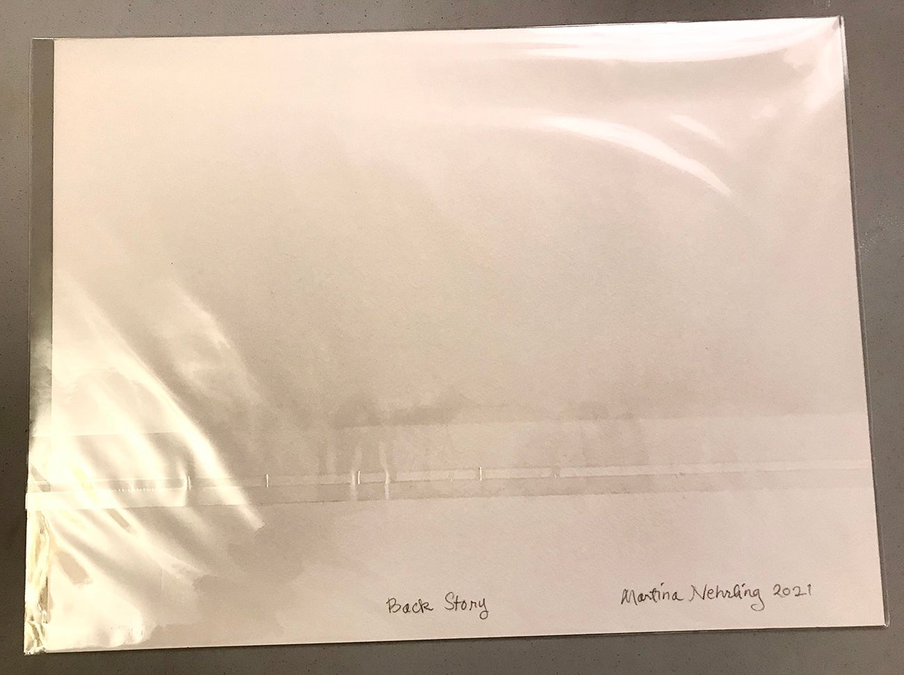 Back Story - Martina Nehrling - Abstract Painting - Ideelart