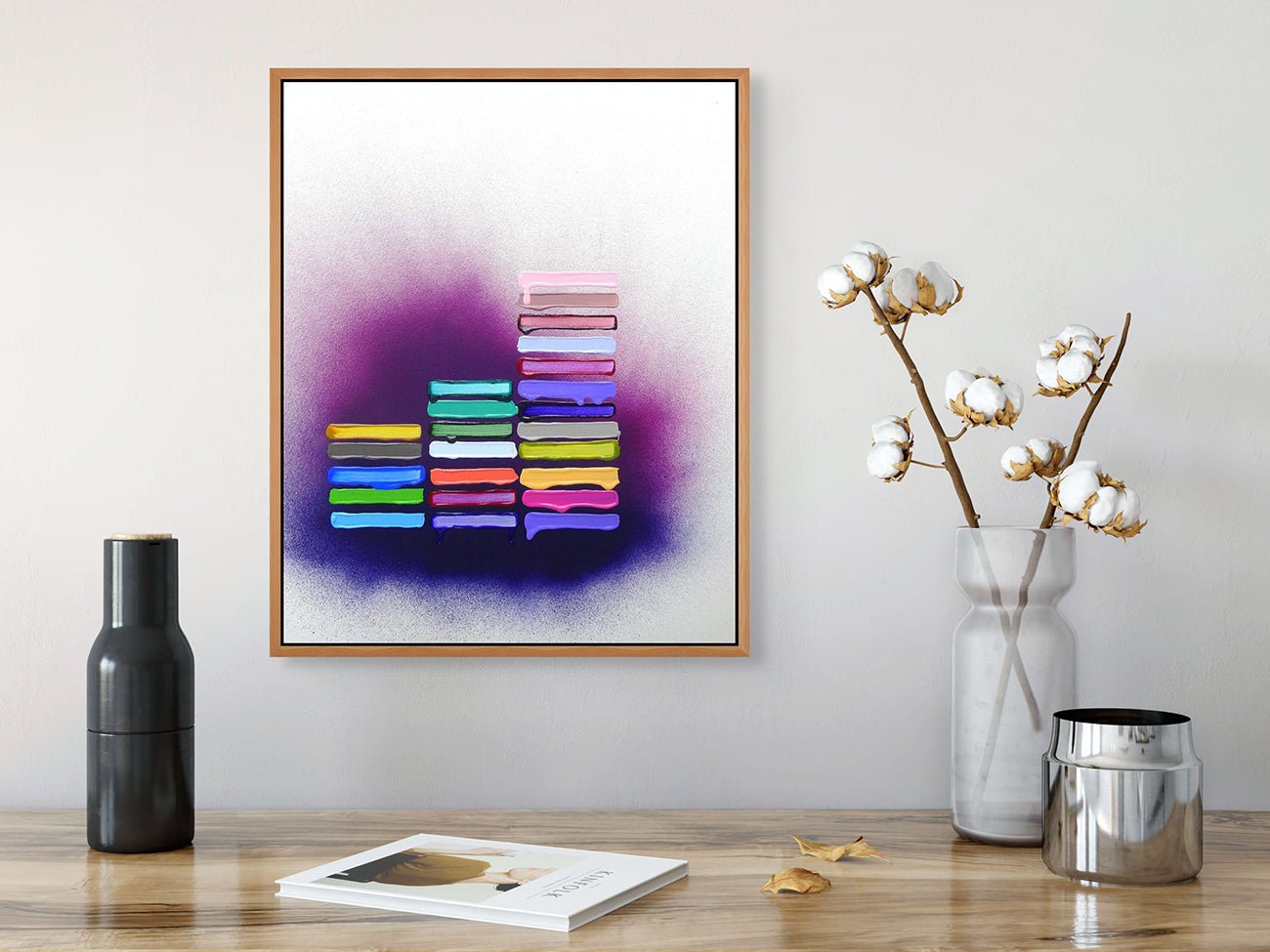 Deep Calling To Sleep - Martina Nehrling - Abstract Painting - Ideelart