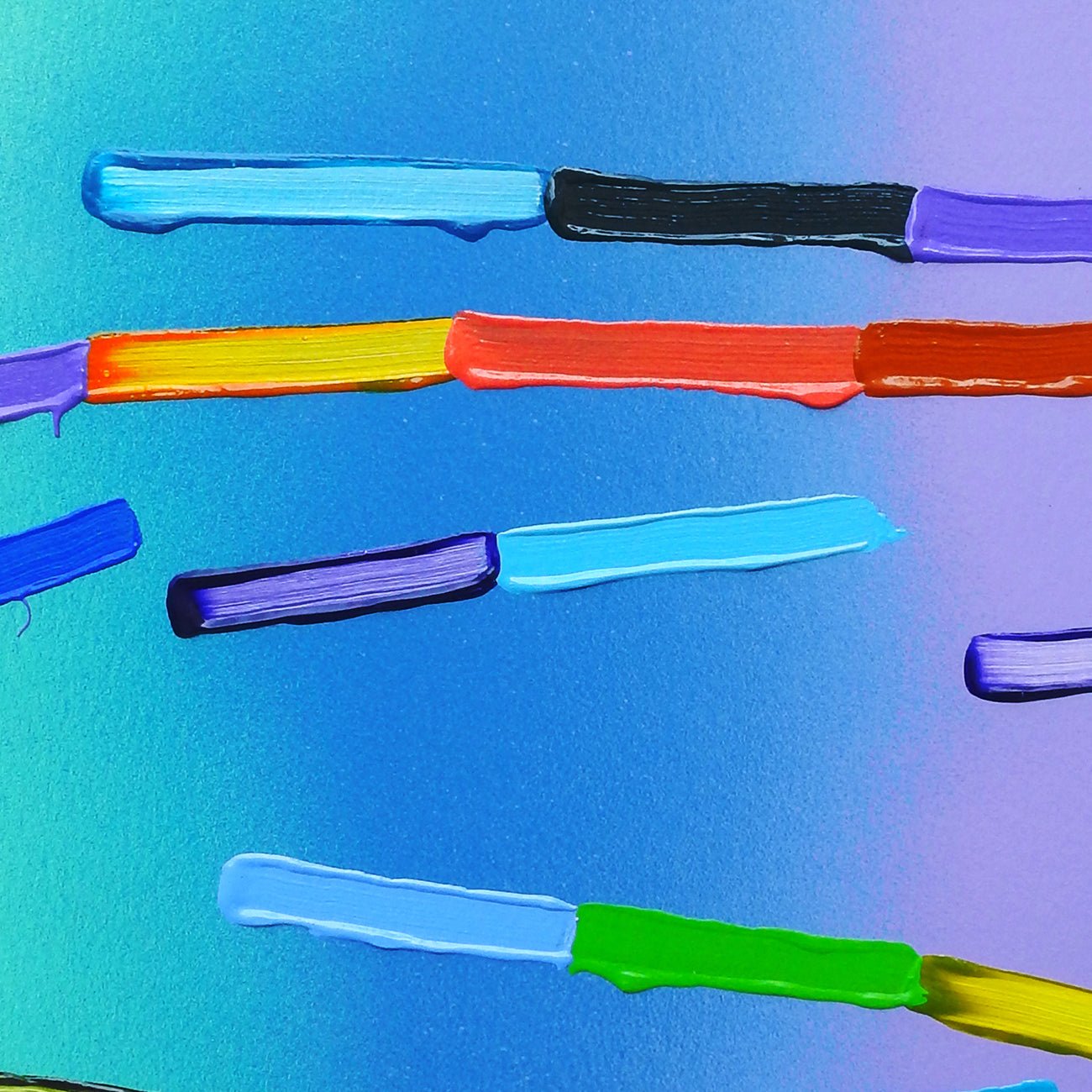 Like Water Through Rock - Martina Nehrling - Abstract Painting - Ideelart