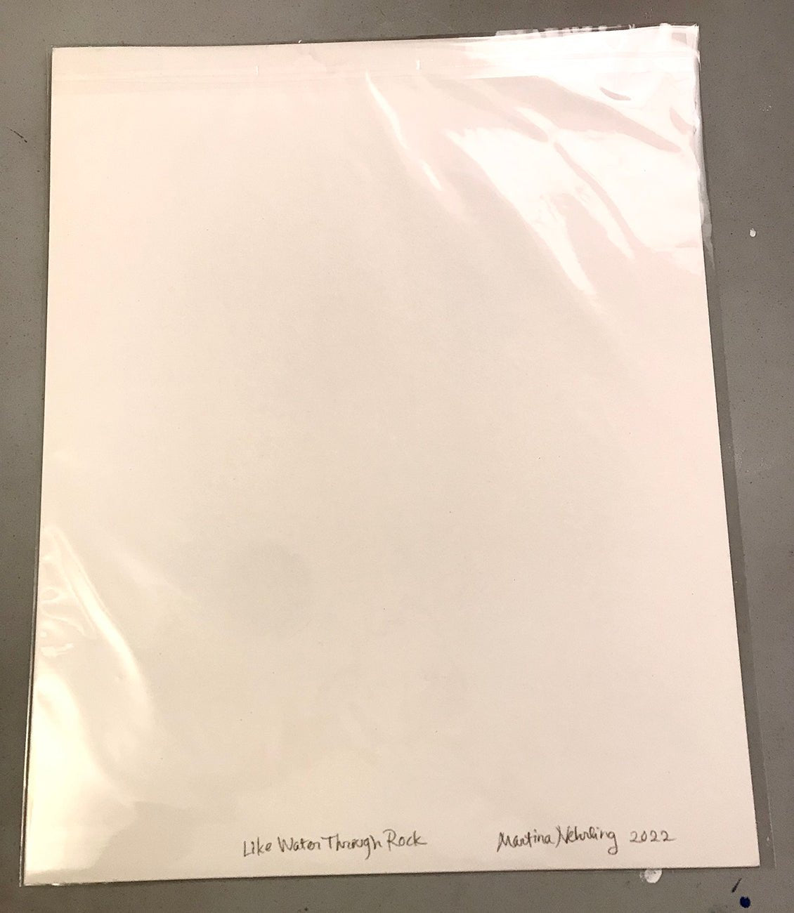 Like Water Through Rock - Martina Nehrling - Abstract Painting - Ideelart