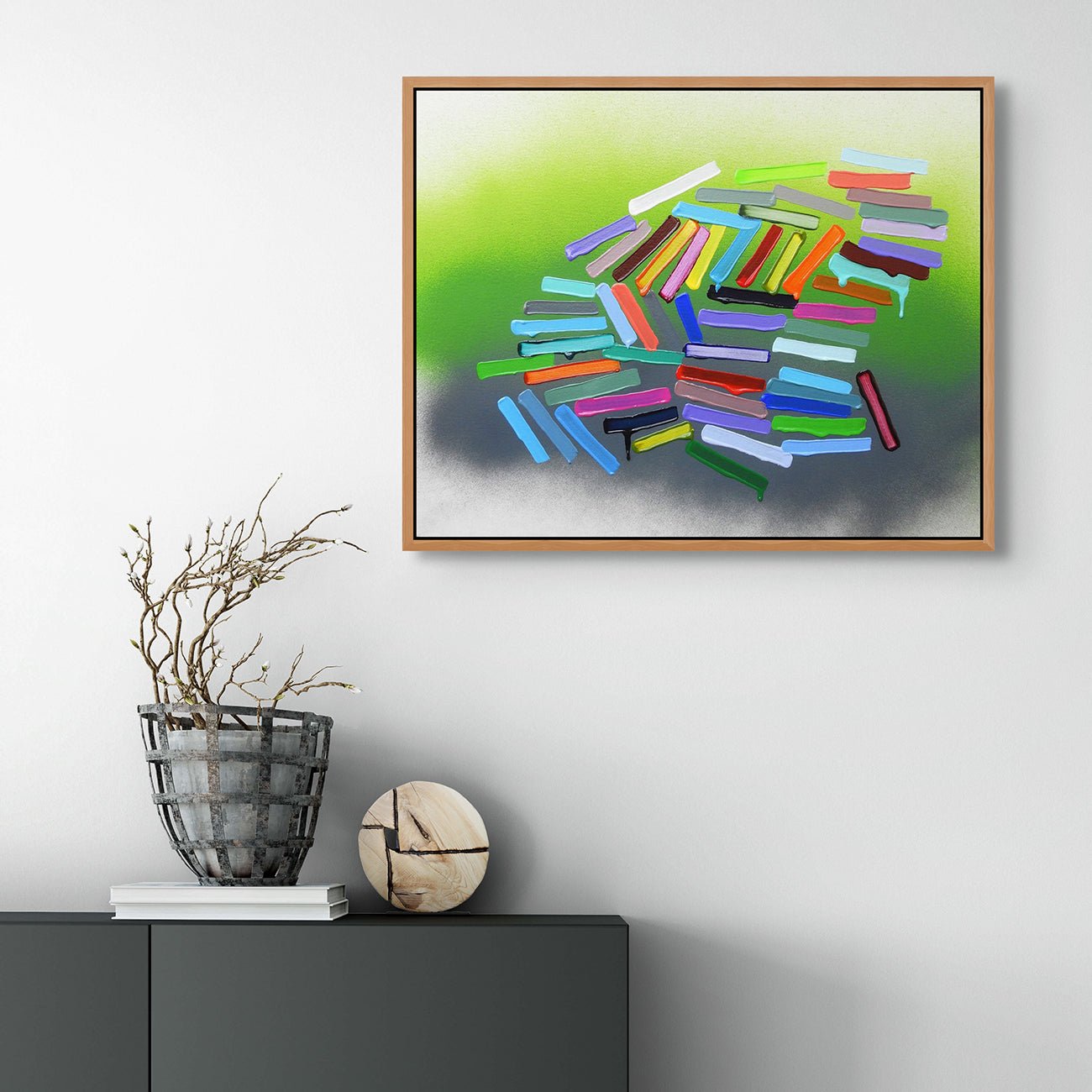 Garden Of The Really Real - Martina Nehrling - Abstract Painting - Ideelart