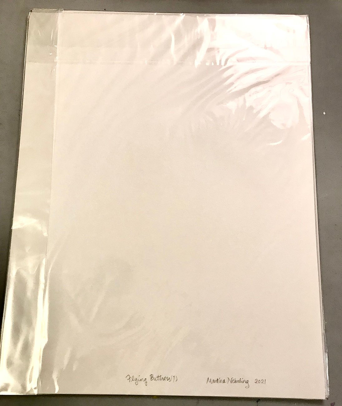 Flying Buttress 1 - Martina Nehrling - Abstract Painting - Ideelart