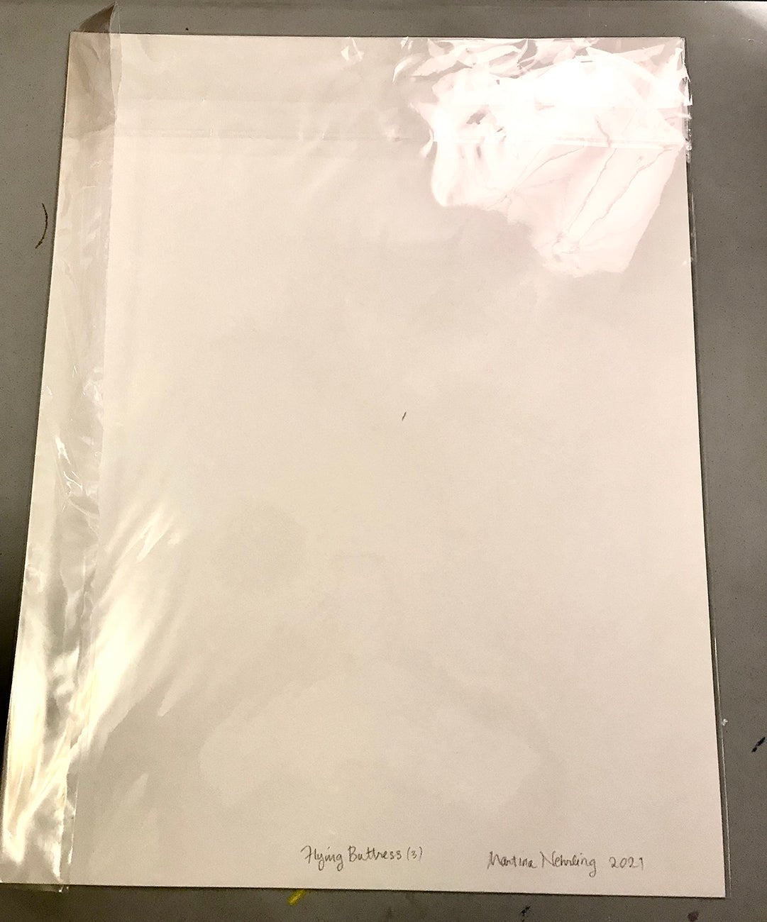 Flying Buttress 3 - Martina Nehrling - Abstract Painting - Ideelart