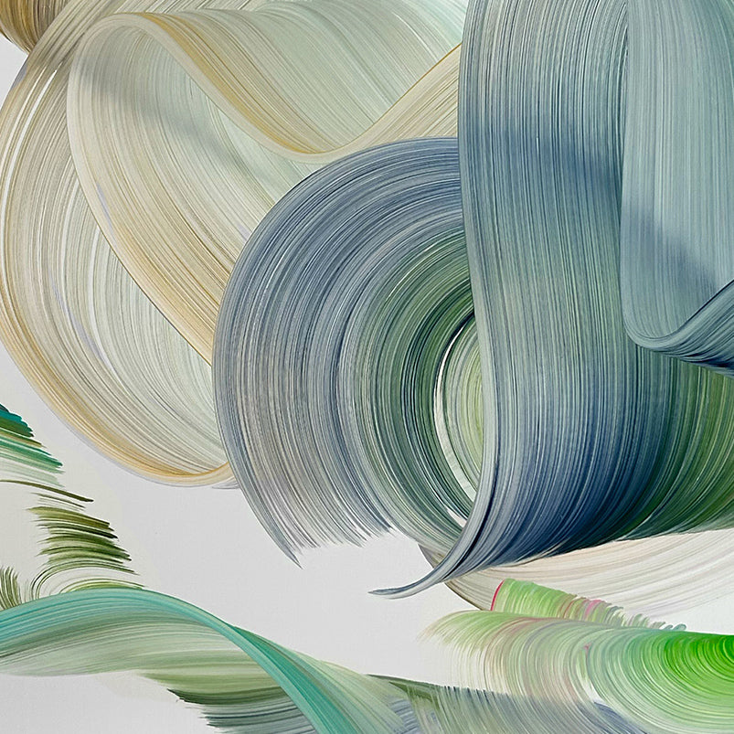 Wind formations - Nikolaos Schizas - Abstract Painting - Ideelart