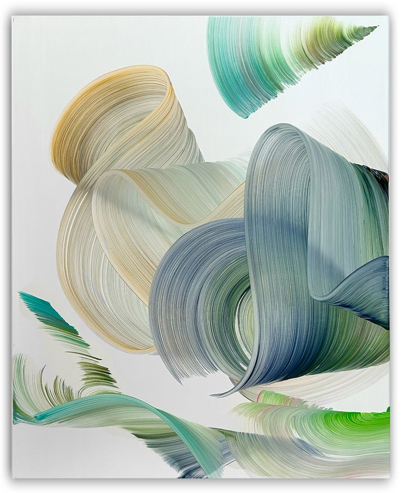 Wind formations - Nikolaos Schizas - Abstract Painting - Ideelart