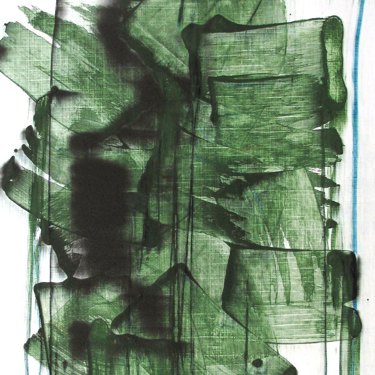 Mad green 2 - Emma Godebska - Abstract Painting - Ideelart