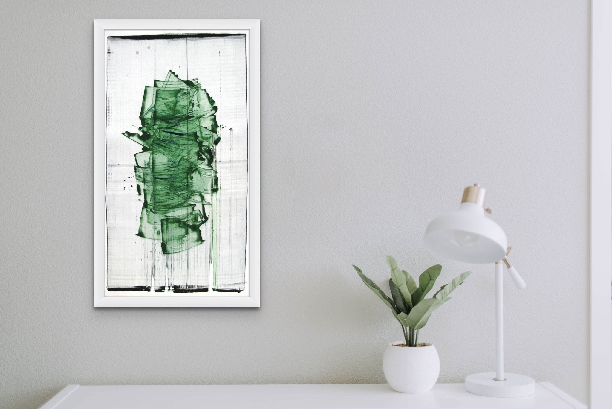 Mad green 8 - Emma Godebska - Abstract Painting - Ideelart
