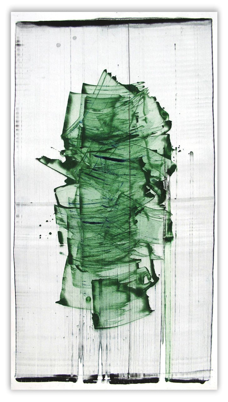Mad green 8 - Emma Godebska - Abstract Painting - Ideelart