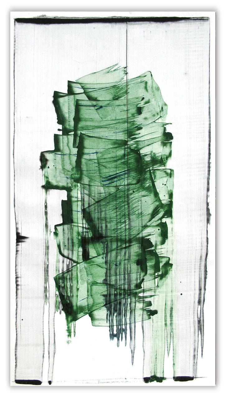 Mad green 9 - Emma Godebska - Abstract Painting - Ideelart
