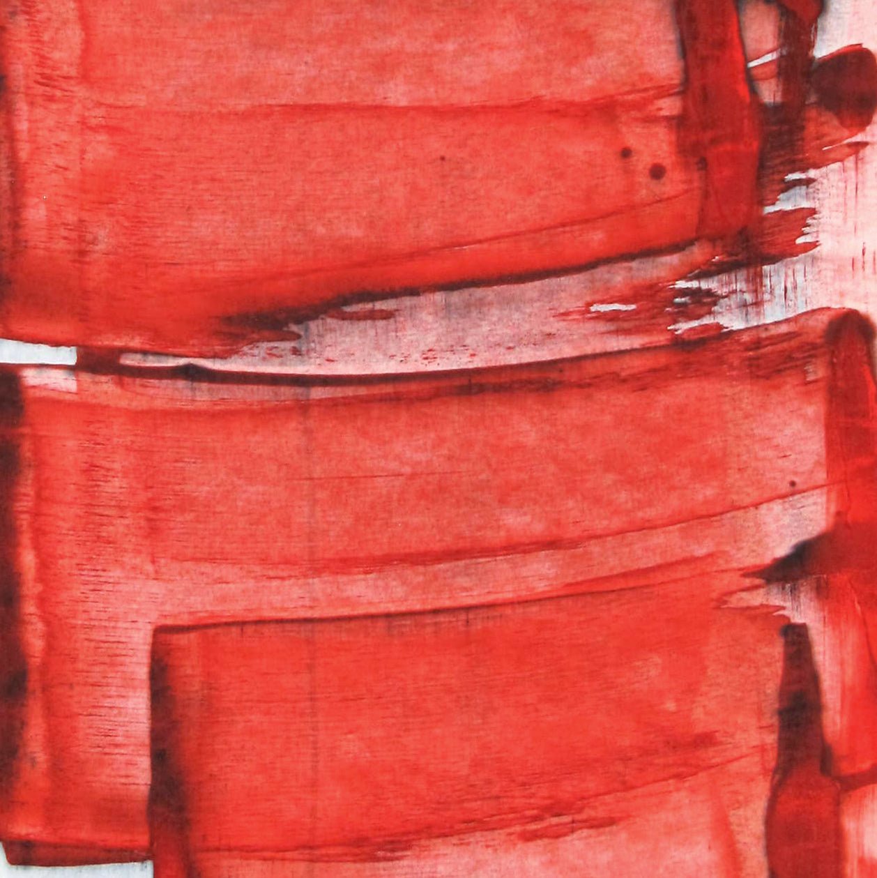 Soft red 3 - Emma Godebska - Abstract Painting - Ideelart