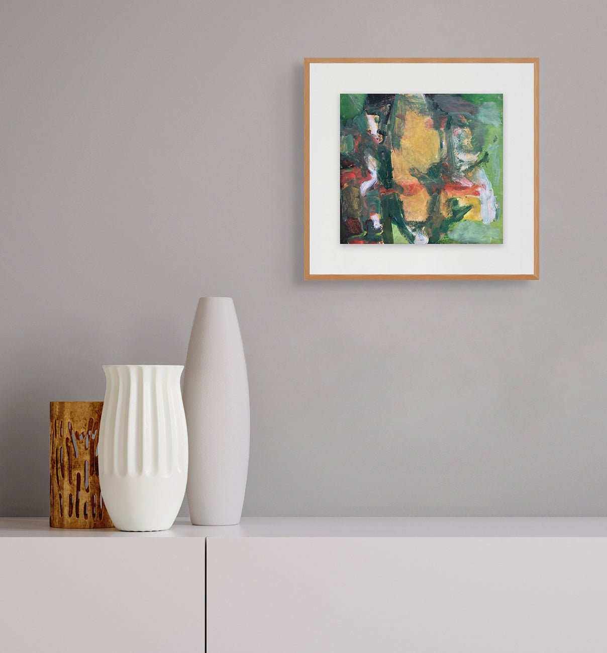 Untitled 2310 - Fieroza Doorsen - Abstract Painting - Ideelart