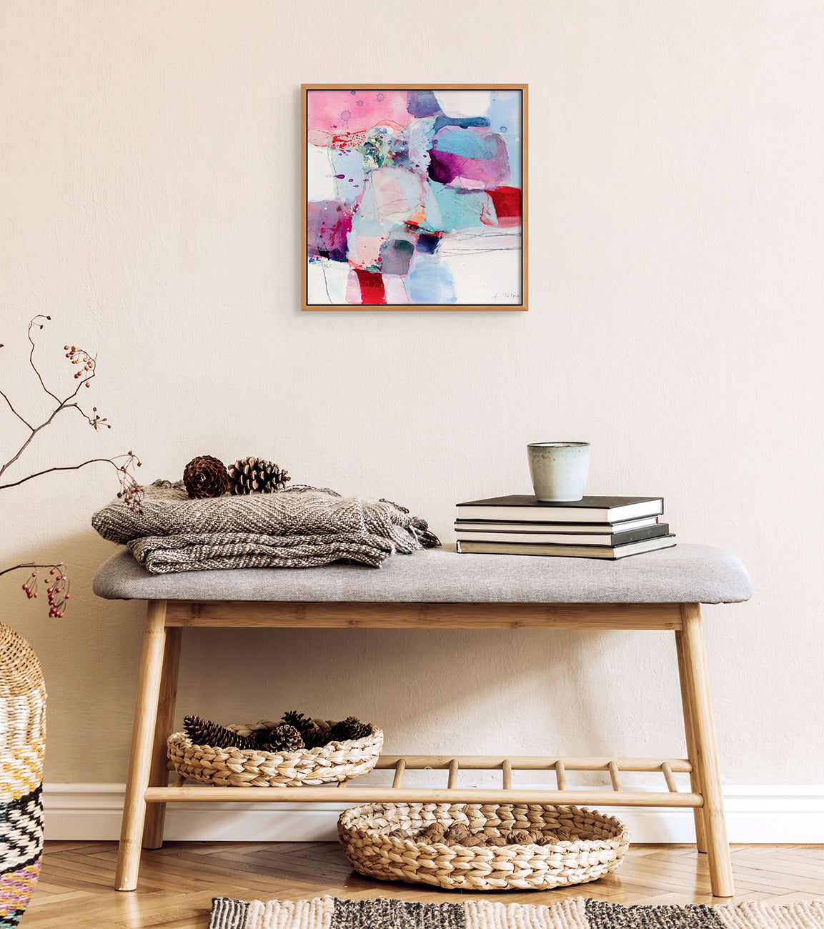 Rosentor - Greet Helsen - Abstract Painting - Ideelart