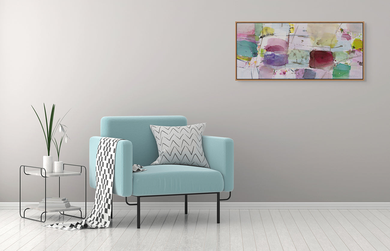 Durchsummte Luft - Greet Helsen - Abstract Painting - Ideelart