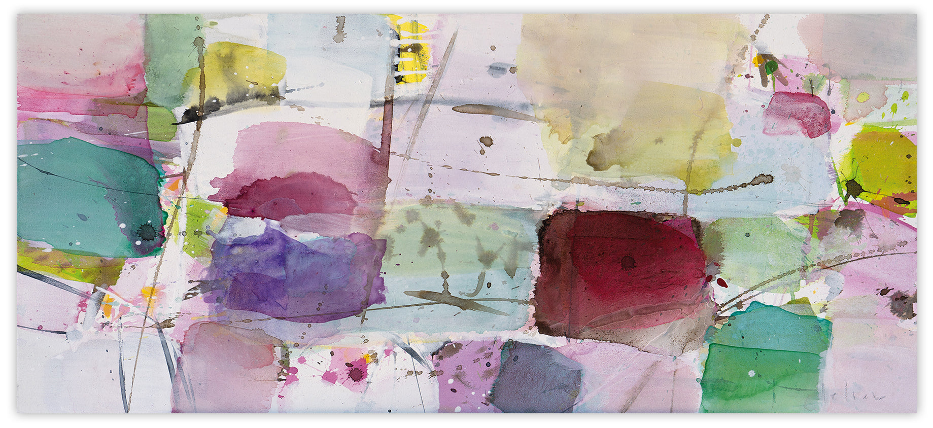 Durchsummte Luft - Greet Helsen - Abstract Painting - Ideelart