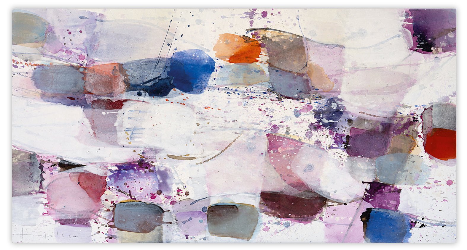 Beschwingt - Greet Helsen - Abstract Painting - Ideelart