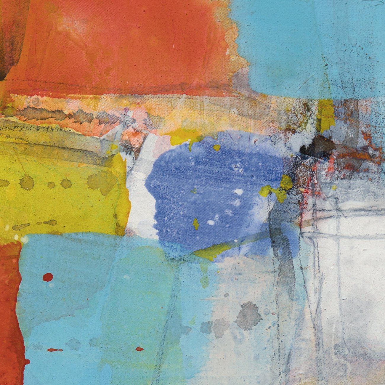 Città vecchia - Greet Helsen - Abstract Painting - Ideelart